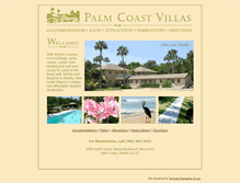 Tablet Screenshot of palmcoastvillas.com